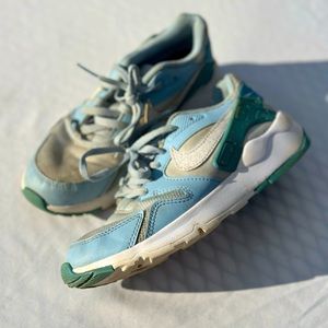 Nike Youth 3.5  LD Victory V Day Shoes Blue Gray Force Sneaker Lace Up Sport